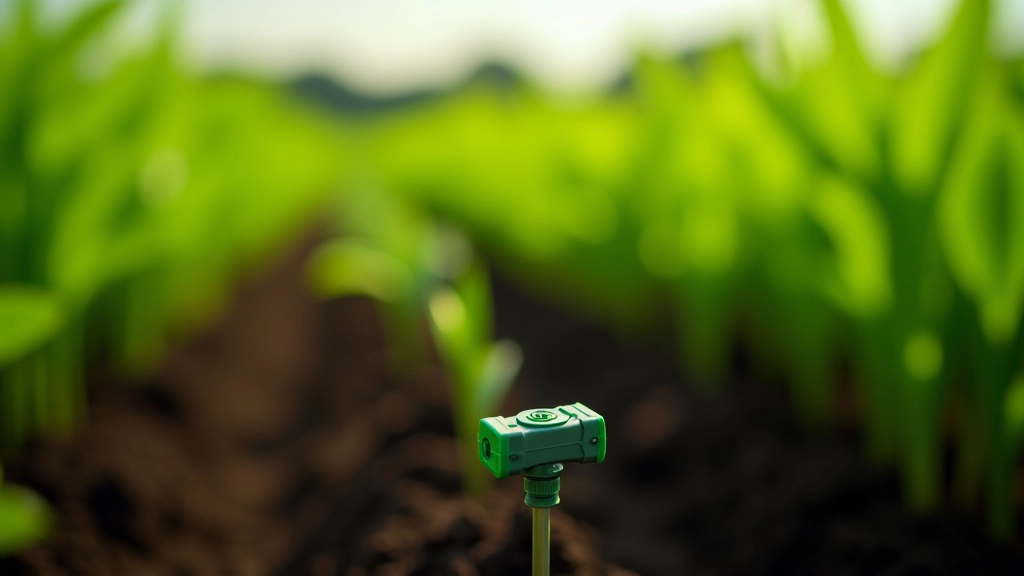 Augsnes mitruma sensori laukā