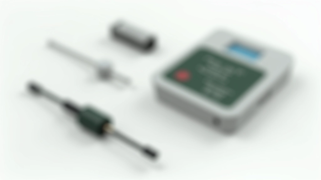 Sensora komponenti: sonde, baterija, bezvadu moduļi uz baltas virsmas