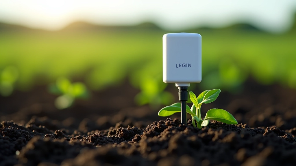 Augsnes mitruma sensors lauka pamatnē